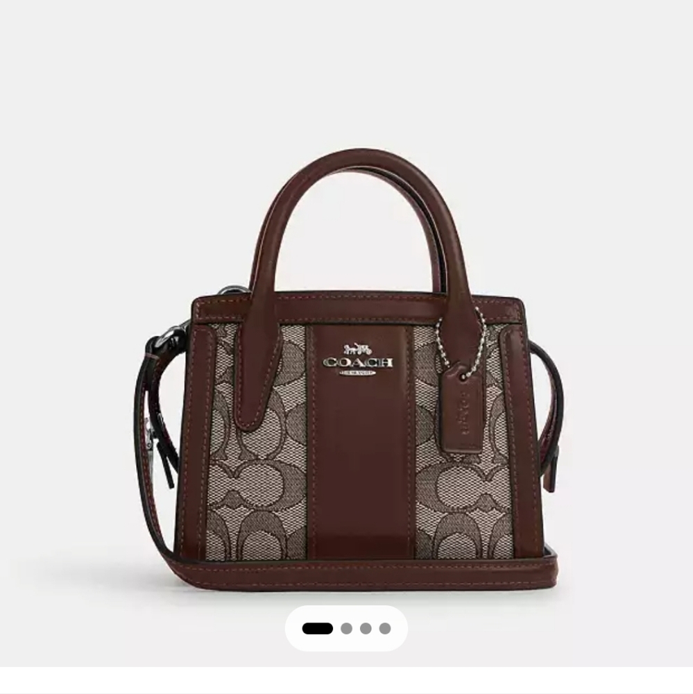 Coach Andrea Mini Carryall InSignature Jacquard